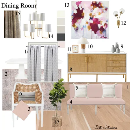 Dining Room Interior Design Mood Board by Cat1 on Style Sourcebook