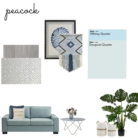 peacock moodboard Interior Design Mood Board by tahliawaters on Style Sourcebook