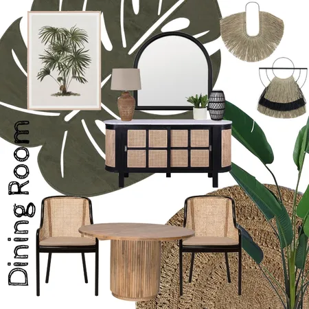 Dining Room Black Interior Design Mood Board by bronwynfox on Style Sourcebook