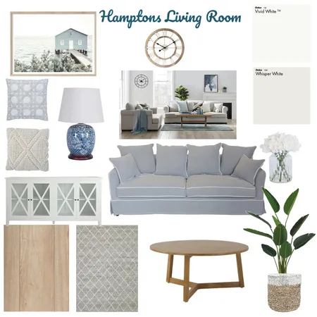 Hamptons Living Room Interior Design Mood Board by calderakitchens2019 on Style Sourcebook
