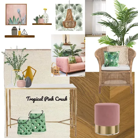 Tropical Pink Crush Interior Design Mood Board by Emma Manikas on Style Sourcebook