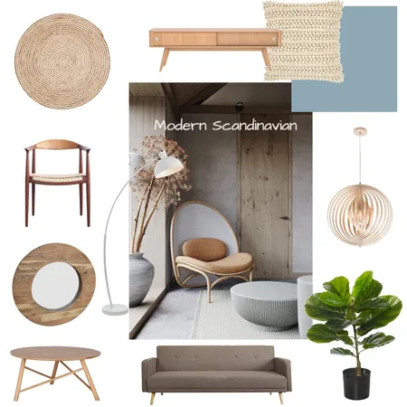 Modern Scandinavian Style Interior Design Mood Board by Tertia Steyn on Style Sourcebook