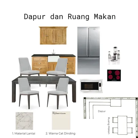 Kitchen and Dinning Room Interior Design Mood Board by ilhamfauzan15 on Style Sourcebook