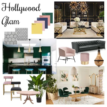 Hollywood Glam Interior Design Mood Board by rachweaver21 on Style Sourcebook