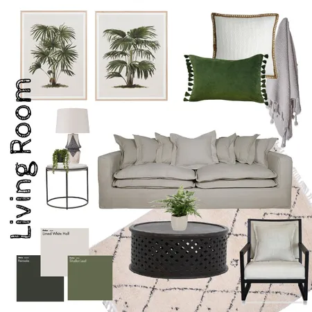 Living Room Tropical Interior Design Mood Board by bronwynfox on Style Sourcebook