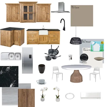 Moodboard dining + kitchen Interior Design Mood Board by vikrygungrrr on Style Sourcebook