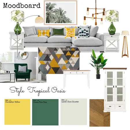Tropical Oasis Interior Design Mood Board by PlanHomeDesign on Style Sourcebook