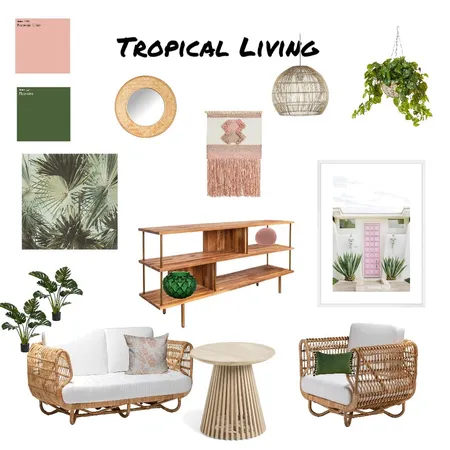 Tropical Living Interior Design Mood Board by Demiw95 on Style Sourcebook