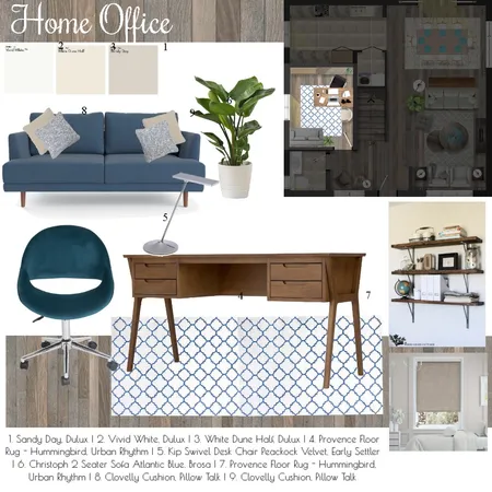 Home Office Interior Design Mood Board by Ar. Abigael Margallo on Style Sourcebook