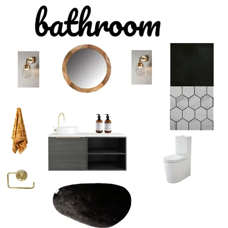 boho bathroom Interior Design Mood Board by tshiamom on Style Sourcebook