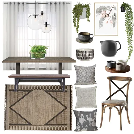 Urban Modern Dining room Interior Design Mood Board by Cinnamon Space Designs on Style Sourcebook