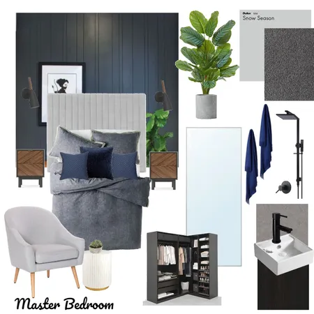 Master Bedroom Interior Design Mood Board by Nataliegarman on Style Sourcebook