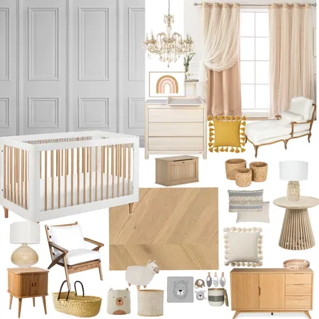 pinks baby room Interior Design Mood Board by The Home of Interior Design on Style Sourcebook