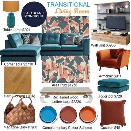 TRANSITIONAL Living Room Interior Design Mood Board by G3ishadesign on Style Sourcebook