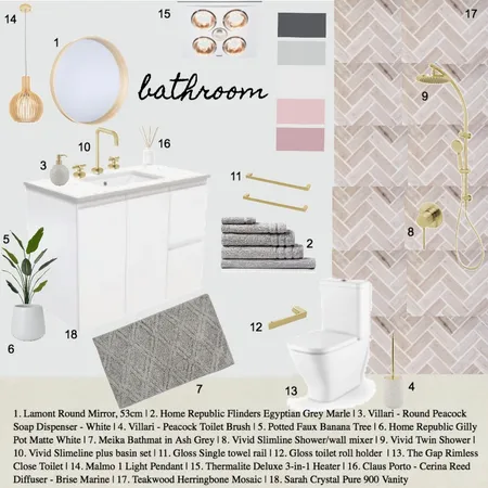 Modern Scandi Bathroom Interior Design Mood Board by gbsmith26 on Style Sourcebook