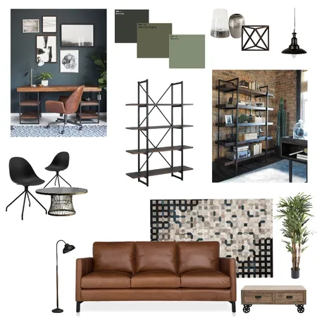 Home Office - Assignment 3 - v2 Interior Design Mood Board by DD on Style Sourcebook