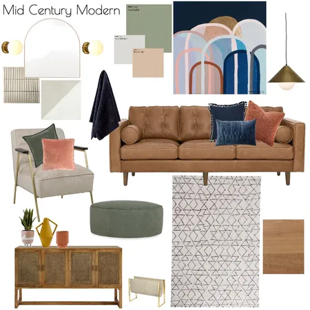 Mid Century Modern Interior Design Mood Board by Osborne & Co. on Style Sourcebook