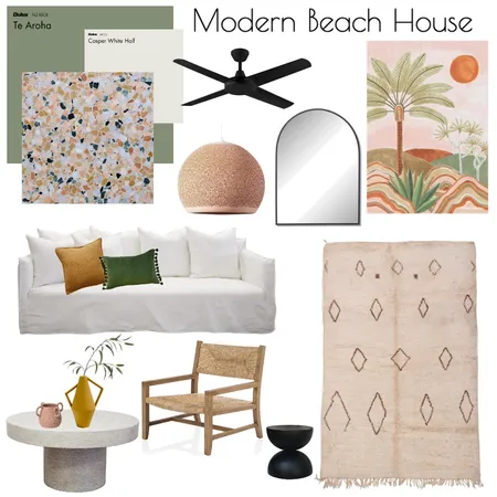 Contemporary Beach House Interior Design Mood Board by Osborne & Co. on Style Sourcebook
