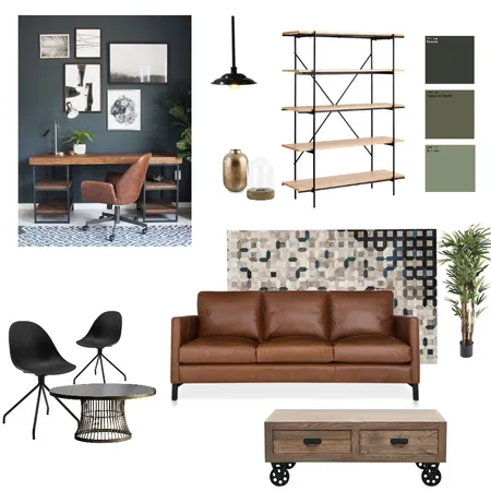Home Office - Assignment 3 - v3 Interior Design Mood Board by DD on Style Sourcebook