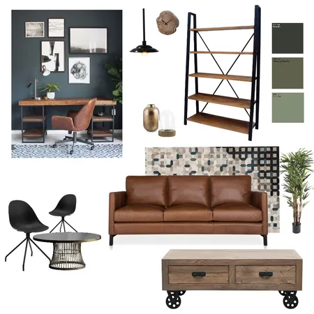 Home Office - Assignment 3 - v4 Interior Design Mood Board by DD on Style Sourcebook