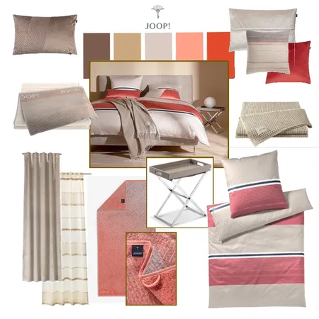 Joop coral Interior Design Mood Board by Weiss on Style Sourcebook