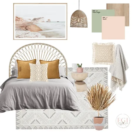 Coastal Bedroom Interior Design Mood Board by Eliza Grace Interiors on Style Sourcebook