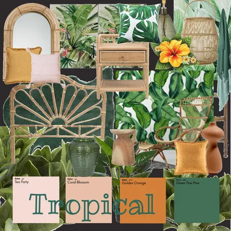 tropical Interior Design Mood Board by georgialeary on Style Sourcebook