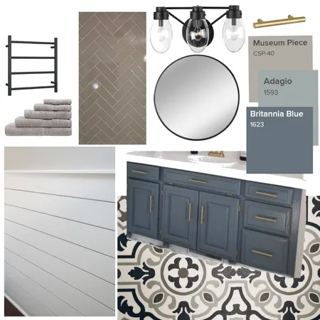 Modern Farmhouse Bathroom Interior Design Mood Board by BrooklinnRyver on Style Sourcebook