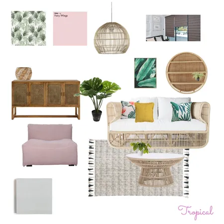 Tropical Interior Design Mood Board by andisomorjai on Style Sourcebook
