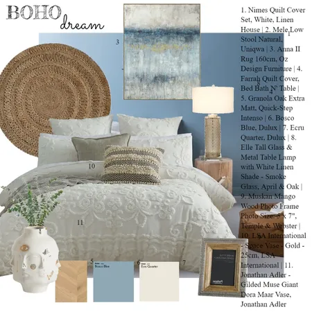 BOHO DREAM Interior Design Mood Board by ireminii on Style Sourcebook