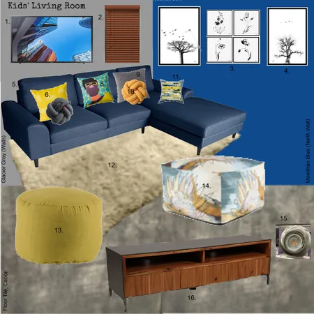 New Kids' room Interior Design Mood Board by momomo on Style Sourcebook