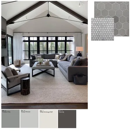 Achromatic Interior Design Mood Board by georgia_allen on Style Sourcebook