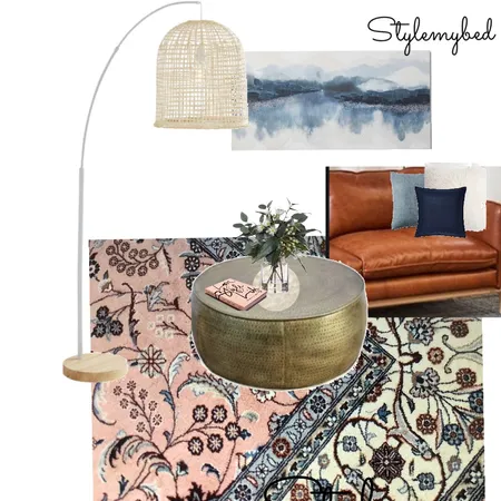 Tans and peach Interior Design Mood Board by stylemybed on Style Sourcebook