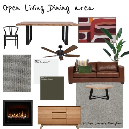 Living Dining Interior Design Mood Board by mkdrain10 on Style Sourcebook