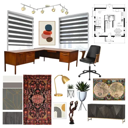 Study Interior Design Mood Board by Valeria on Style Sourcebook