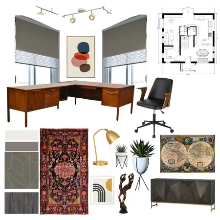 Study Interior Design Mood Board by Valeria on Style Sourcebook