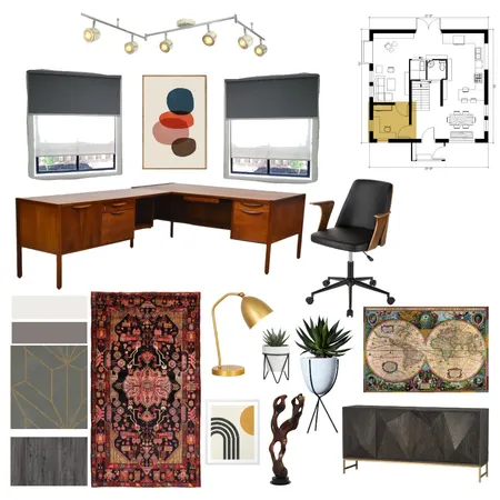 Study Interior Design Mood Board by Valeria on Style Sourcebook