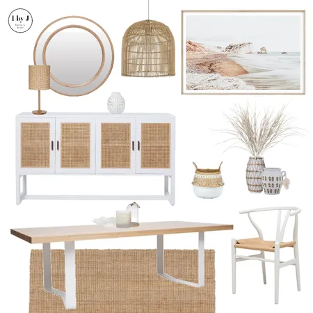 Coastal Dining Interior Design Mood Board by Jaimee Voigt on Style Sourcebook