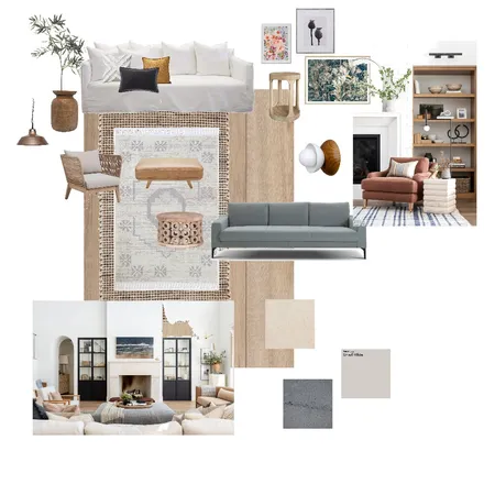 Living Interior Design Mood Board by clairmcdonald on Style Sourcebook