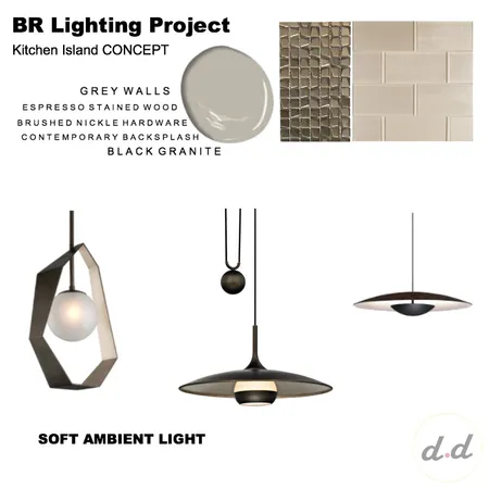 BR Lighting Concept - Island Interior Design Mood Board by dieci.design on Style Sourcebook