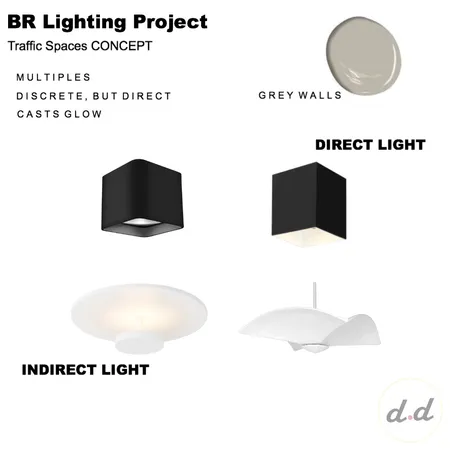 BR Lighting Project - Traffic Concept Interior Design Mood Board by dieci.design on Style Sourcebook
