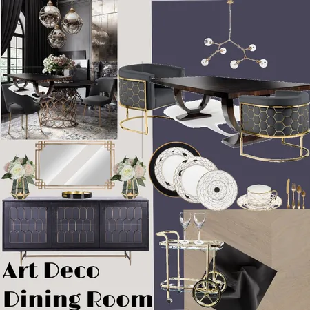 Art Deco Interior Design Mood Board by lbn on Style Sourcebook