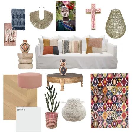Bohemian Luxe Interior Design Mood Board by Lisa Olfen on Style Sourcebook