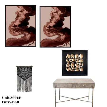 Entry/Hall Unit 2096B Interior Design Mood Board by MimRomano on Style Sourcebook