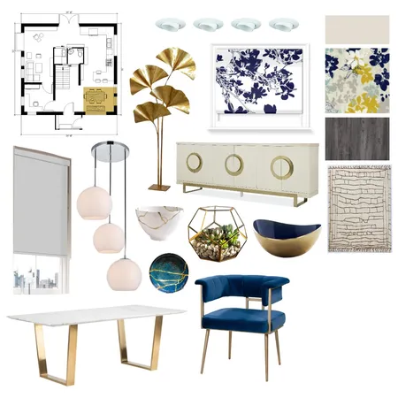 Dining Room Interior Design Mood Board by Valeria on Style Sourcebook