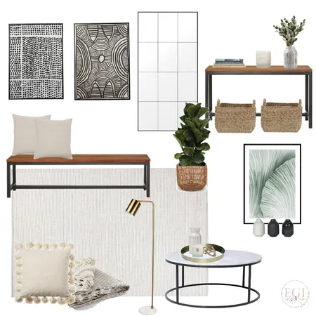Vicky Sha - Hallway & Living Room Interior Design Mood Board by Eliza Grace Interiors on Style Sourcebook