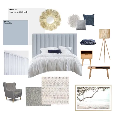Mia's Bedroom Interior Design Mood Board by shelleyo on Style Sourcebook