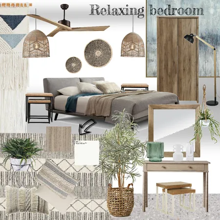 Relaxing bedroom Interior Design Mood Board by ALEXIA VRONTELI Interior + Design on Style Sourcebook