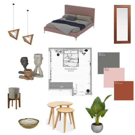 bed  room Interior Design Mood Board by DESIGNER on Style Sourcebook