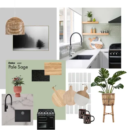 Sage Hint Kitchen Interior Design Mood Board by Just In Place on Style Sourcebook